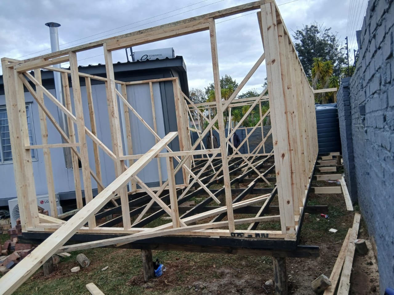 Nutec Cabins project 5: Before by Hot Mix Holdings